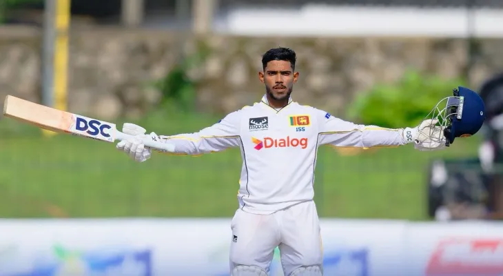 दोस्रो टेस्टमा श्रीलंका मजबुत, पठुम निस्सांका र दिनेश चन्दिमलको सय रनको जोडले बंगलादेश दबियो