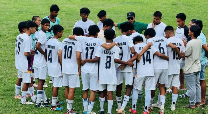 लिटिल एन्जेल यू-१७ फुटबल प्रतियोगितामा इटहरी फुटबल क्लबले पहिलो जित दर्ता गर्यो