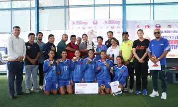 Nepal Army Crowned Champions in First-Ever National Women’s 5s-Side Indoor Hockey Tournament