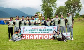 Syangja Claims Women’s T20 Cricket Title for Second Time in a Row