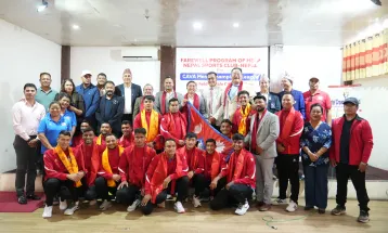 काभा भलिबल खेल्ने टोलीको बिदाइ