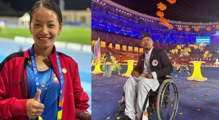 हिमाल र प्रभा विश्व पारा एथलेटिक्सका लागि छनोट