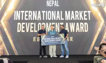 केल्मी नेपाललाई इन्टरनेशनल मार्केट डेभलपमेन्ट अवार्ड