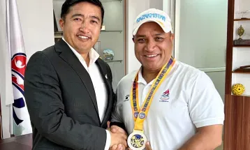 केदारमान स्थापितले १२औं विश्व स्ट्रेन्थलिफ्टिङ च्याम्पियनसिपमा स्वर्ण जिते