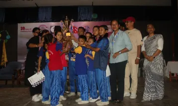 त्रियोग अन्तर स्कुल चेस प्रतियोगिता सम्पन्न, करिब ४०० विद्यार्थीको सहभागिता