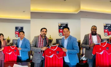 Singacup Officials Visit ANFA Complex, Hold Positive Talks on Football Collaboration