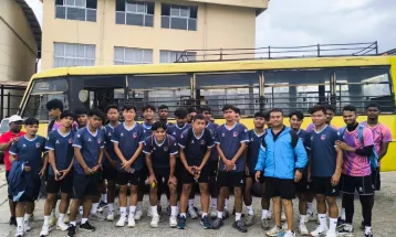 एएफसी यू–२३ एसियन कप छनोट तयारीका बीच राष्ट्रिय टोलीको शिवपुरी हाइक