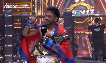 एमएफएन च्याम्पियन रविन्द्र ढाँटलाई दुई गाउँपालिकाबाट नगद सम्मान