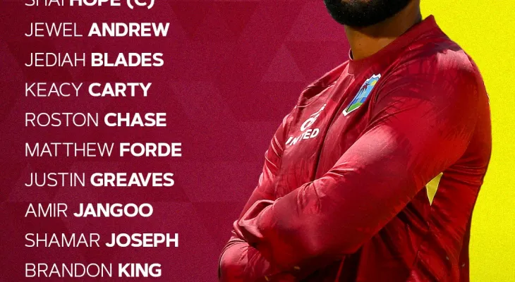 पाकिस्तानविरुद्धको एकदिवसीय सिरिजका लागि वेस्टइन्डिज टोली घोषणा, अल्जारी जोसेफलाई विश्राम, शेफर्डको कमब्याक