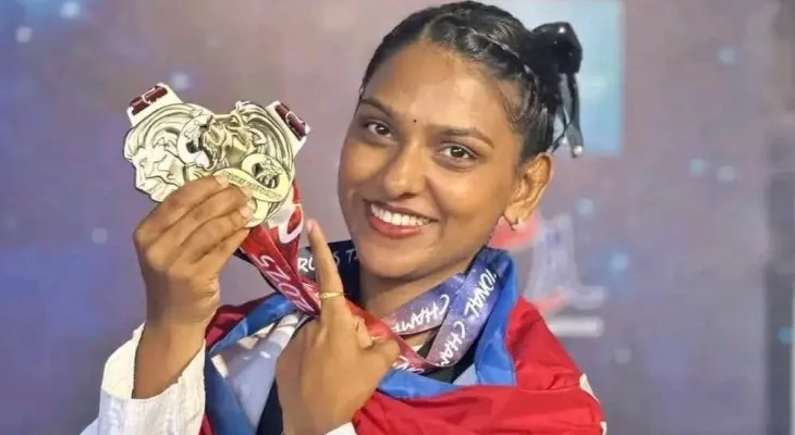 रन्जिता भुसालले आठौँ हिरोज अन्तर्राष्ट्रिय तेक्वान्दो प्रतियोगितामा प्यूठानको शिर उच्च गर्दै रजत पदक जितिन्