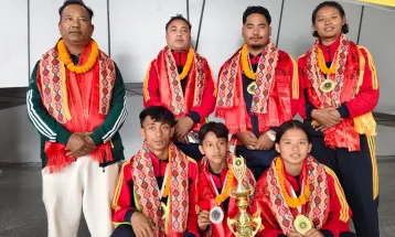 श्रीलंकाबाट वादोरियो कराते टोलि स्वदेश फर्कियो