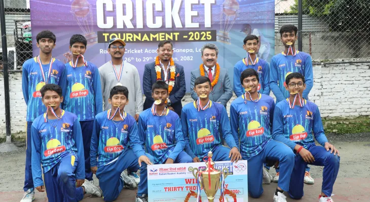 डिएभीलाई आरआरए क्रिकेट उपाधि