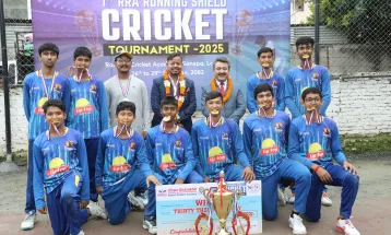 डिएभीलाई आरआरए क्रिकेट उपाधि