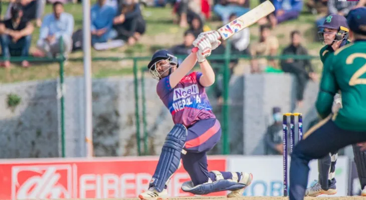 नेपालको दोस्रो झट्का: लोकेश बम १५ रनमा आउट