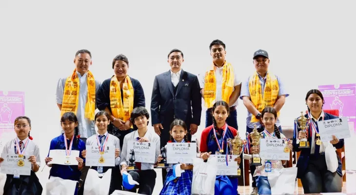हिमालयन क्वीन्स ग्याम्बिटमा ७ वर्षदेखि ६७ वर्षसम्मका खेलाडीको प्रतिस्पर्धा, प्रिसियस च्याम्पियन