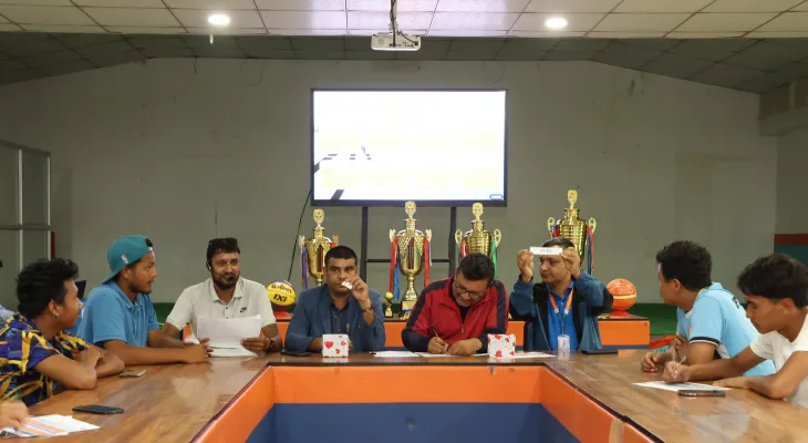 टाइमलाइन बास्केटबल बिहीबारदेखि