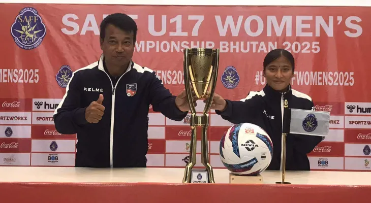 साफ यू–१७ महिला च्याम्पियनसिप २०२५: मुख्य प्रशिक्षक चेतनारायण श्रेष्ठ र कप्तान भूमि बुढाथोकीको प्रेस कन्फरेन्समा प्रतिक्रिया