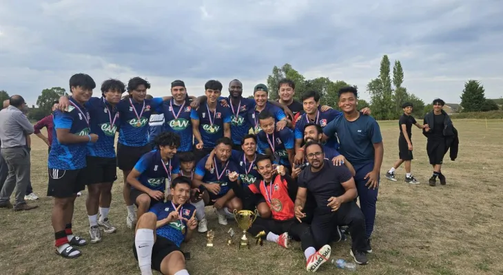 मिडल्याण्ड्स कप २०२५ को उपाधि पिएनएस फुटबल टोलीलाई