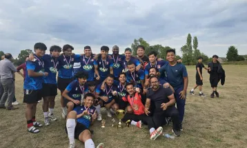 मिडल्याण्ड्स कप २०२५ को उपाधि पिएनएस फुटबल टोलीलाई