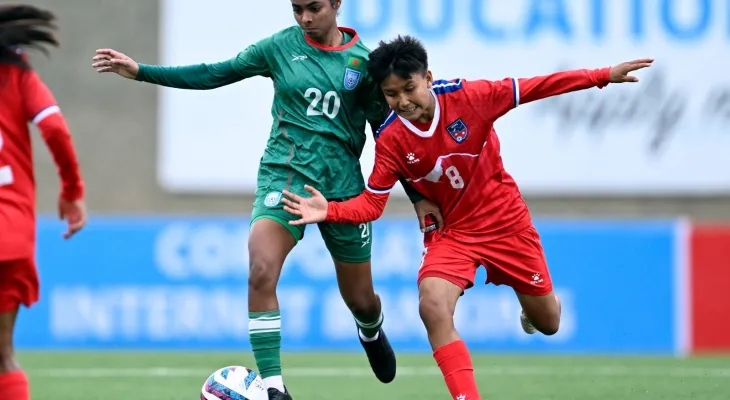 साफ यू–१७ महिला च्याम्पियनसिप: नेपाल बंगलादेशसँग ४–१ ले पराजित