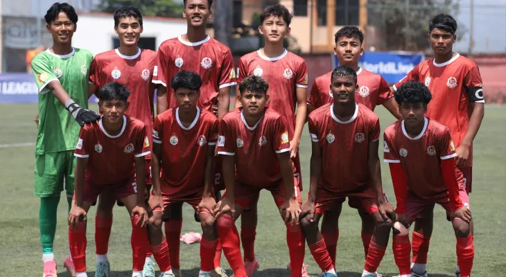एन्फा यू–१६ युथ लिग २०२५: श्री भगवती क्लबको प्रभावशाली जित, सातदोबाटो युथ क्लबमाथि ६–२ को फराकिलो अन्तर