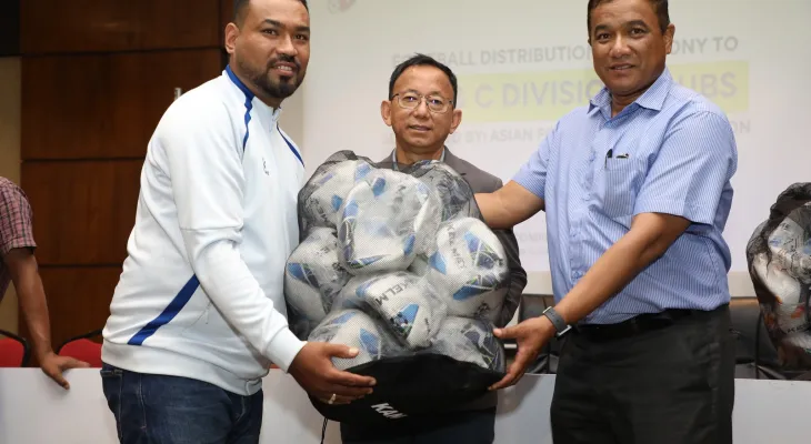 एन्फाद्वारा ए, बी र सी डिभिजन क्लबहरूलाई फुटबल वितरण, प्रशिक्षण र विकासमा सहयोगको उद्देश्य