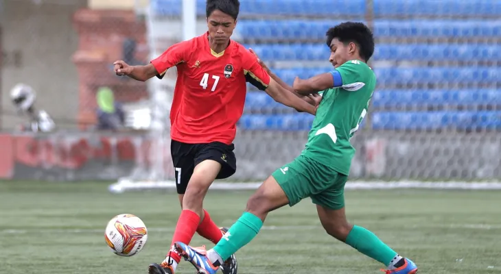 त्रिभुवन आर्मी फुटबल क्लबद्धारा एनआरटी २–१ गोल अन्तरले पराजित