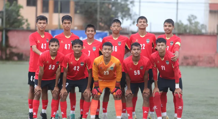 एन्फा यू-१६ युथ लिगः फ्रेन्ड्स क्लबद्धारा त्रिभुवन आर्मी क्लब  ५–० ले पराजित