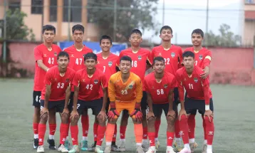 एन्फा यू-१६ युथ लिगः फ्रेन्ड्स क्लबद्धारा त्रिभुवन आर्मी क्लब  ५–० ले पराजित