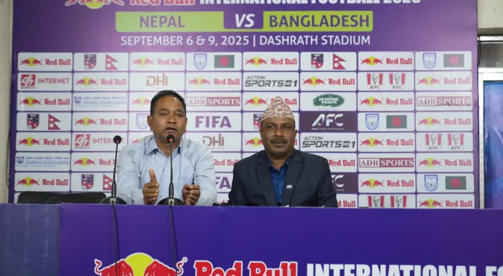 दशरथ रंगशालामा हुने नेपाल र बङ्गलादेशबीच दुई अन्तर्राष्ट्रिय मैत्रीपूर्ण खेलको तयारी पुरा