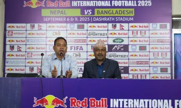 दशरथ रंगशालामा हुने नेपाल र बङ्गलादेशबीच दुई अन्तर्राष्ट्रिय मैत्रीपूर्ण खेलको तयारी पुरा