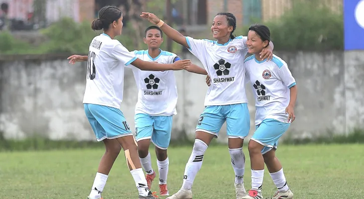 एन्फा महिला लिग छनोट २०२५ : आरएस रिजोर्ट एन्ड बिच फुटबलको प्रभावशाली जित