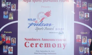 पल्सर स्पोटर्स अवार्ड २०८१ को चार विधाका मनोनयन सार्वजनिक