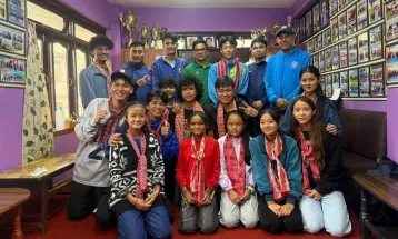 डेमोन्स्ट्रेसन टोलीलाई काठमाडौं तेक्वान्दोको प्रोत्साहन