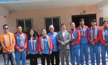  नेपाली टेबलटेनिस टोली भारत जाने