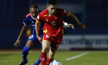 एएफसी एसियन कप छनोटमा नेपाल ३–१ ले पराजित, दोस्रो लेग पनि भियतनाममै हुने