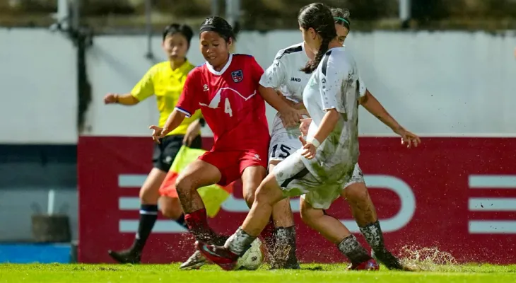 एएफसी महिला यू–१७ एसियन कपमा नेपाल र तुर्कमेनिस्तान बराबरी