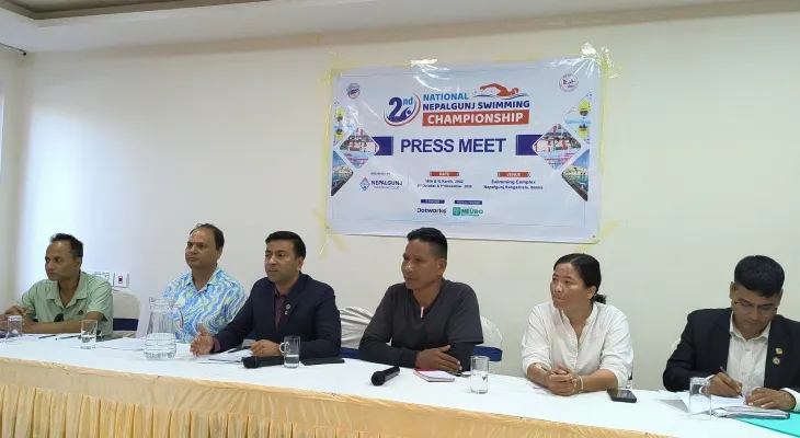 राष्ट्रिय पौडी प्रतियोगिता नेपालगन्जमा हुँदै