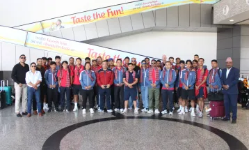 एएफसी एसियन कप छनोट खेल सकेर नेपाली टोली स्वदेश फर्कियो