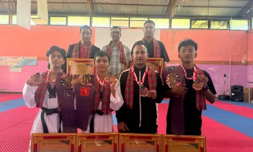 मलेसिया ओपन तेक्वान्दोका पदक विजेता खेलाडी तथा अफिसियललाई सम्मान