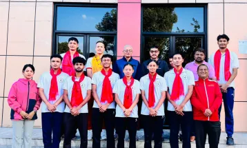 विश्व तेक्वान्दो च्याम्पियनसिप र ग्रान्ड स्ल्याम च्यालेन्जका लागि नेपाली टोलीको विदाई