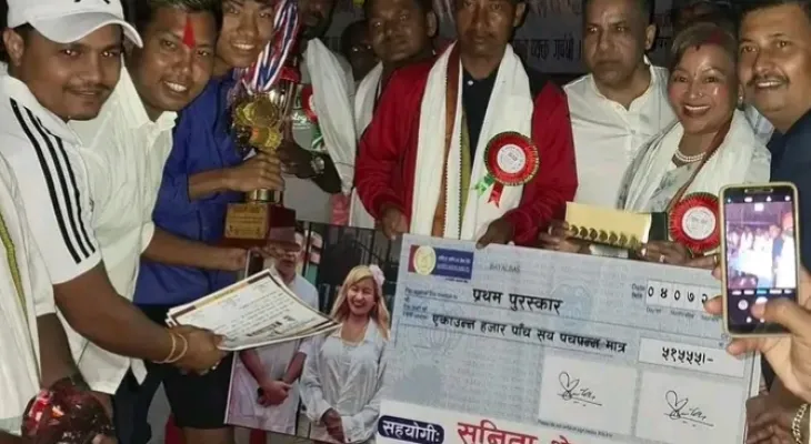 सर्लाहीमा महाकाली युवा क्लब लालबन्दीको विजयी, प्रदेशस्तरीय फुटबल प्रतियोगिताको उपाधि हातमा