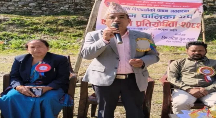 नयाँ इतिहास रच्ने गरि पालिकाको खेल क्षेत्रको विकासमा छौं : अध्यक्ष रोकाया