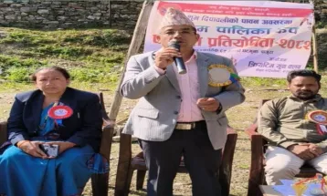 नयाँ इतिहास रच्ने गरि पालिकाको खेल क्षेत्रको विकासमा छौं : अध्यक्ष रोकाया