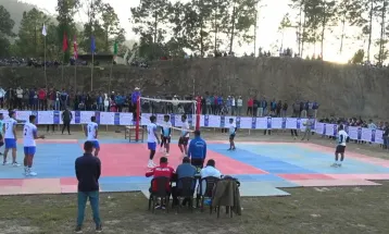 सुनापति गाउँपालिकाको चौथो अध्यक्ष कप खुल्ला पुरुष भलिबल प्रतियोगिता सुरु