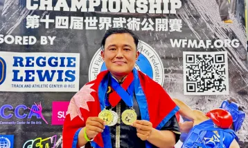 भूपेन्द्रलाई अमेरिकामा ३ पदक