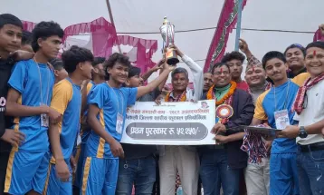 तेस्रो मदन भण्डारी कपको उपाधि भजनी नगर कमिटीलाई