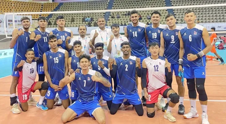 काभा नेसन्स कप भलिबलमा नेपाल पाँचौँ