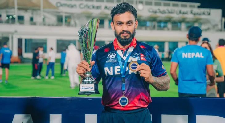 नेपाली ब्याट्सम्यान कुशल भुर्तेलको आईसीसी एकदिवसीय वरीयता १० स्थान तल