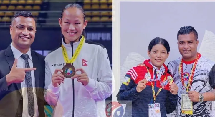 Erika Gurung and Sanumaya Thing to Compete at the WKF World Karate Championship for the First Time